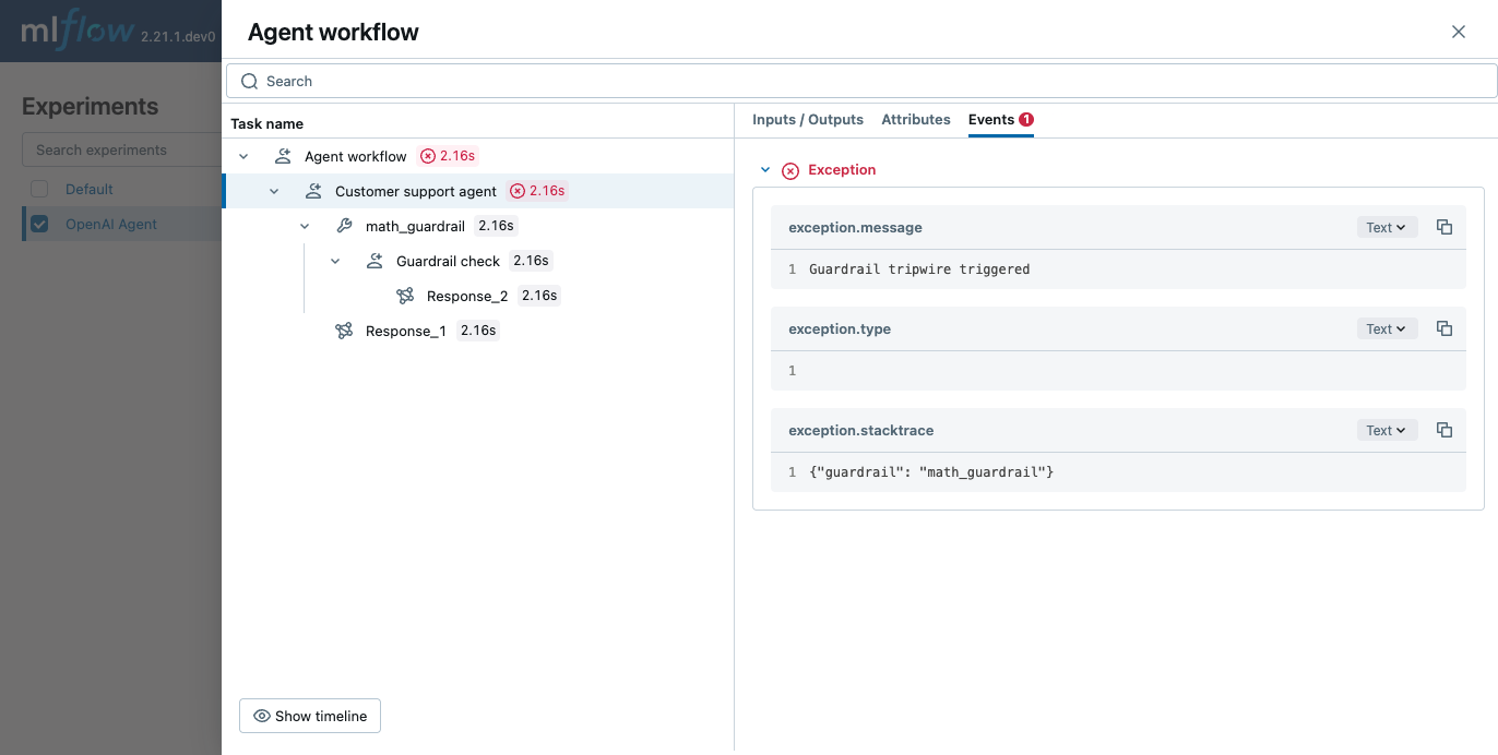 OpenAI Tracing via autolog