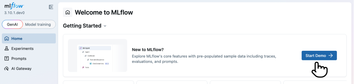 MLflow GenAI Demo UI