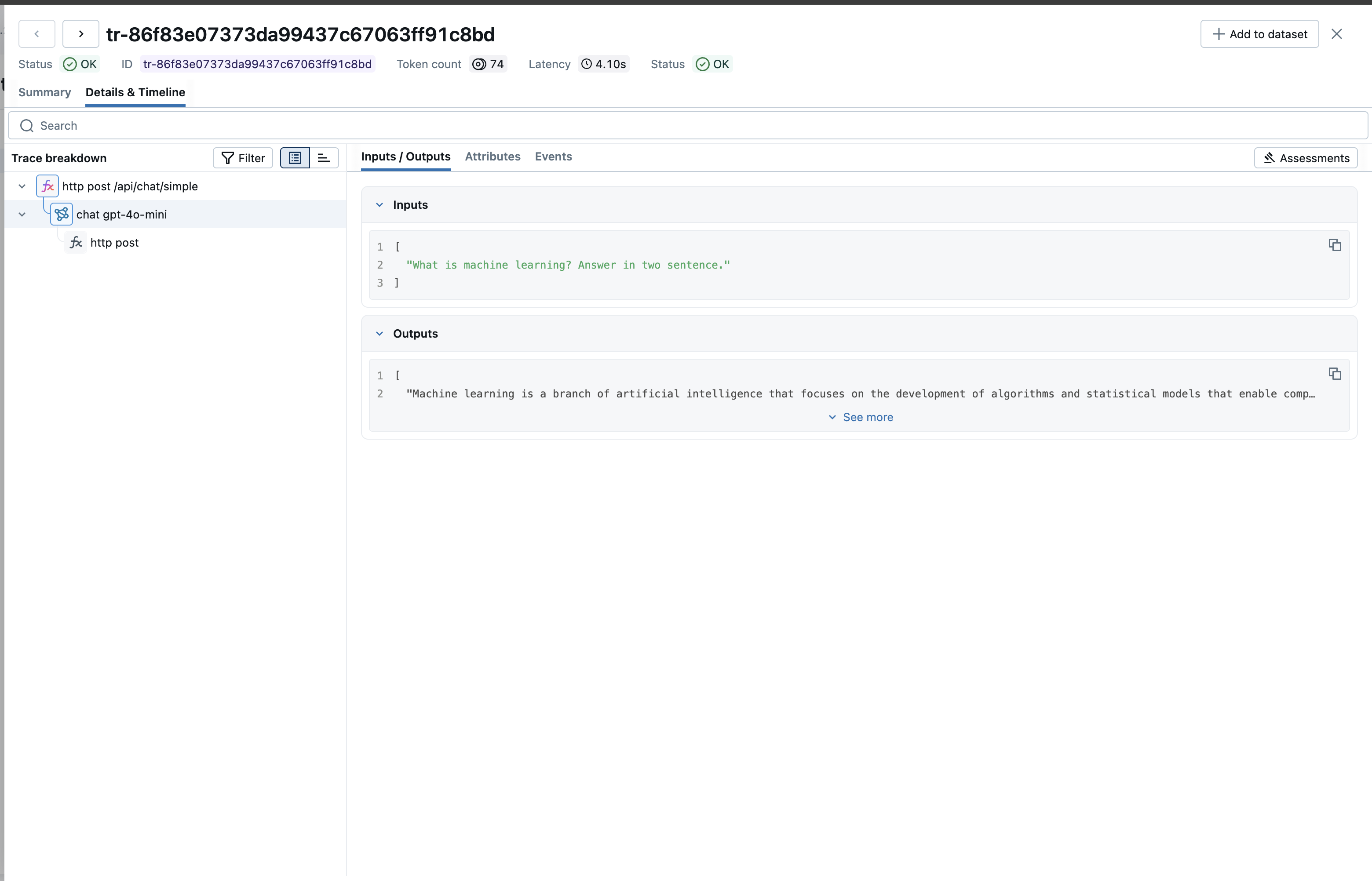 Tracing Spring AI | MLflow AI Platform